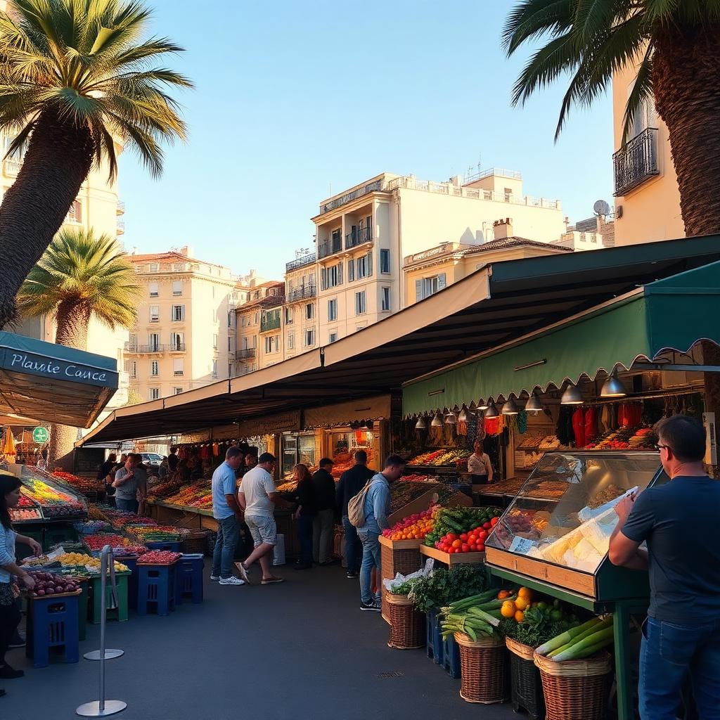 Marché Provençal du Cours Masséna à Antibes