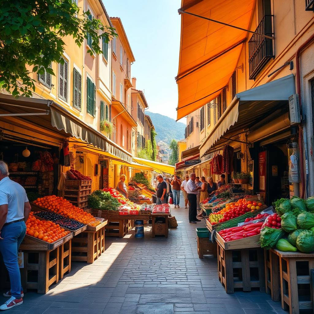 Petit marché de quartier à Beausoleil