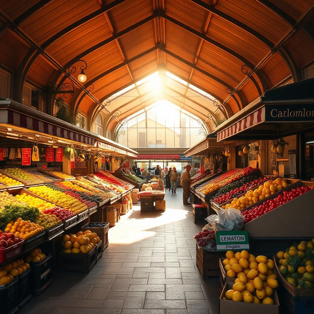 Marché couvert des Halles de Menton